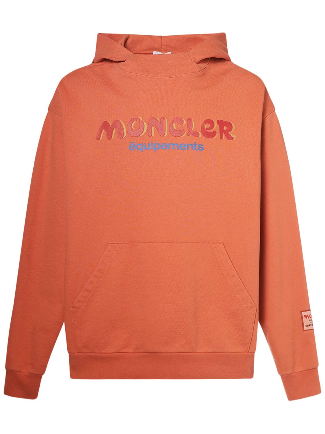 Shop Moncler Genius Moncler X Salehe Bembury Cotton Hoodie In Oatmeal