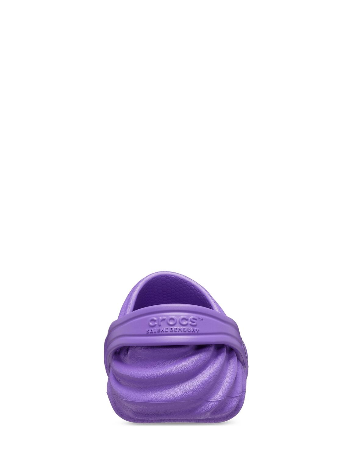 Shop Crocs Salehe Bembury X The Pollex Clogs In Purple