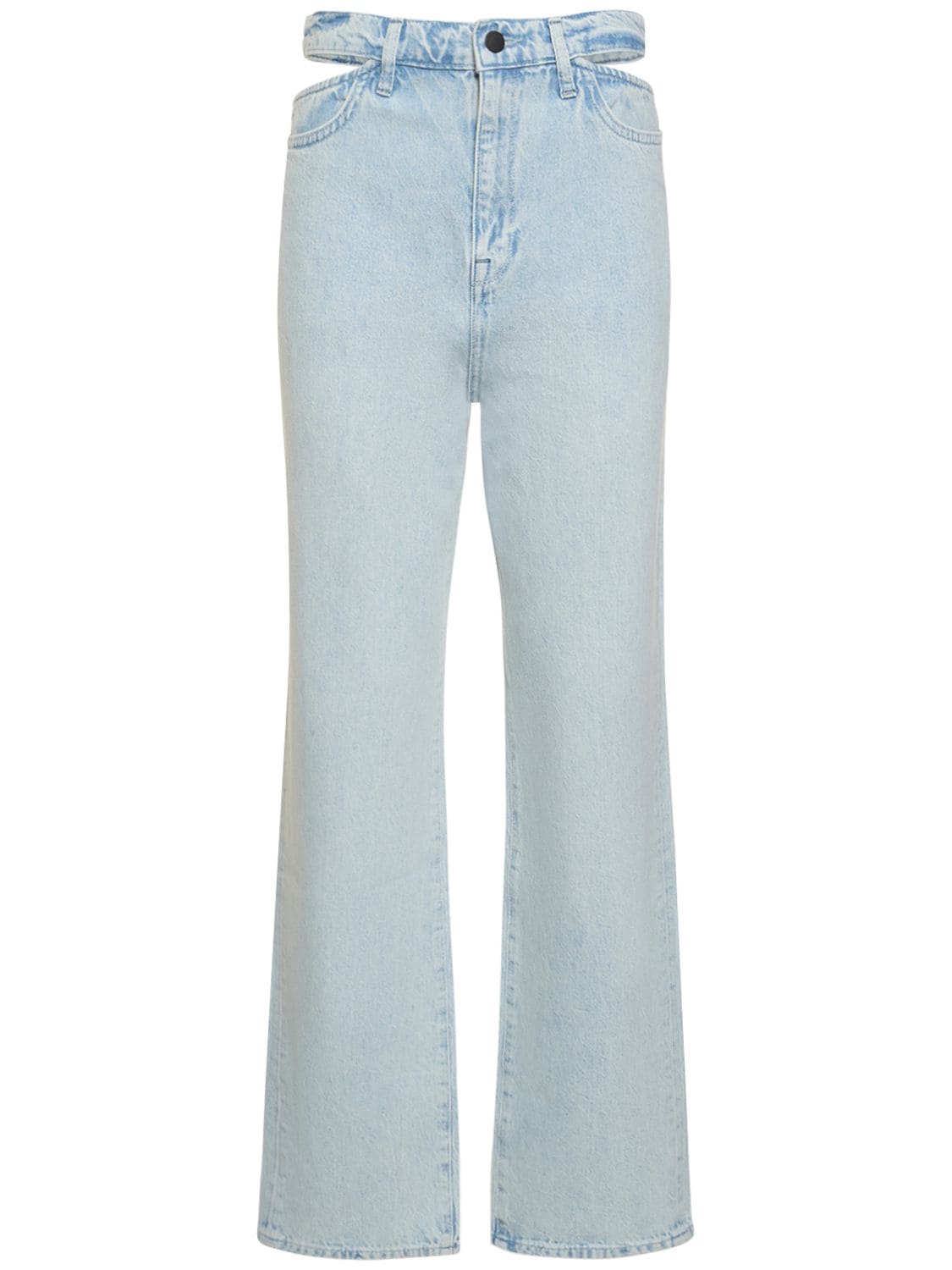 Triarchy Ms. Stone High Rise Denim Straight Jeans In Blue