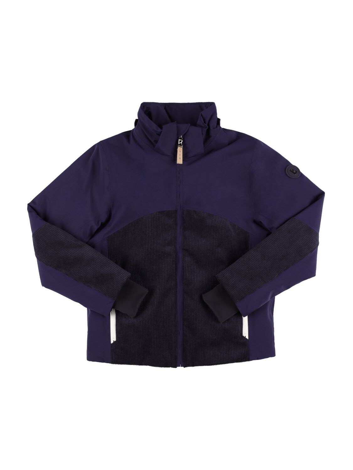 Shop Bogner Nylon Puffer Ski Jacket In Black,blue
