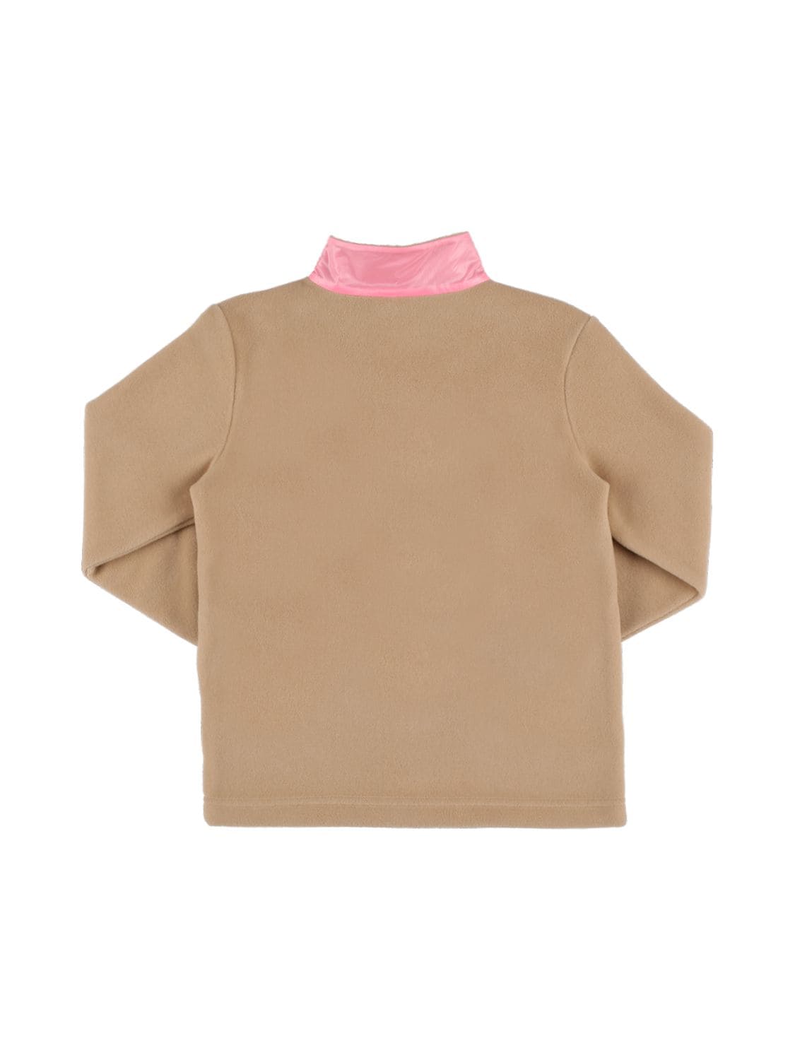 Shop Bogner Logo Print Tech & Nylon Sweatshirt In 베이지,핑크
