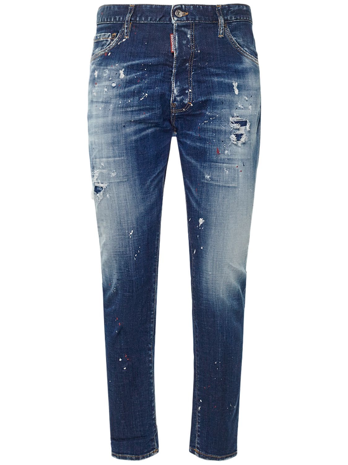 Dsquared2 Relax Long Crotch Denim Jeans In Blue