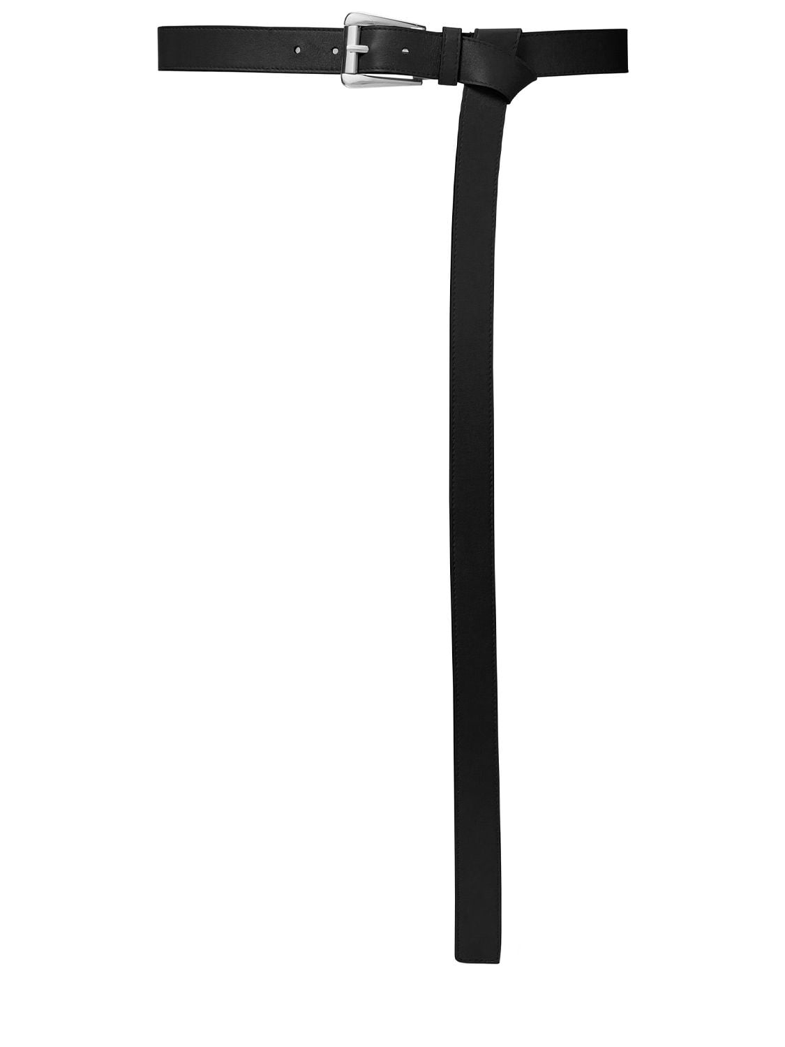 Michael Kors 30mm Joni Leather Belt In Black