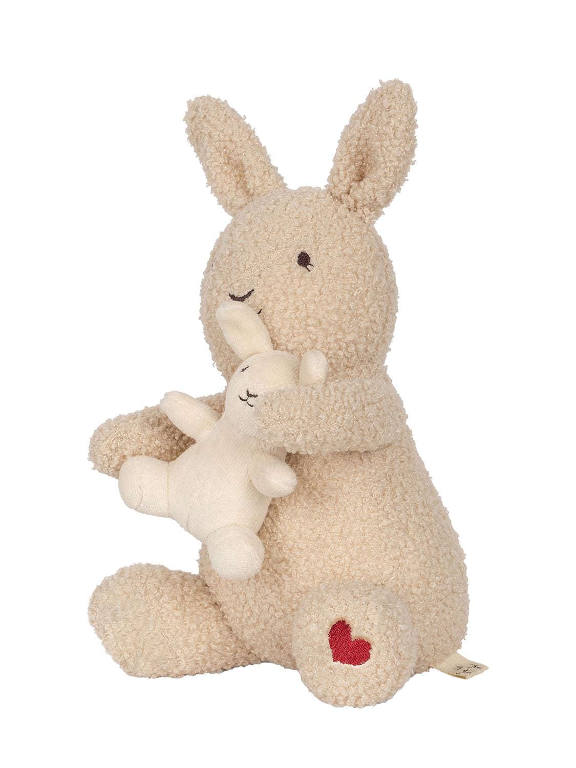 Konges Sløjd Kids' Musical Bunny Activity Plush Toy In Beige