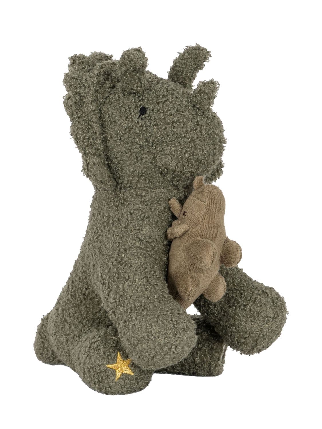 Konges Sløjd Kids' Musical Triceratops Activity Plush Toy In Green