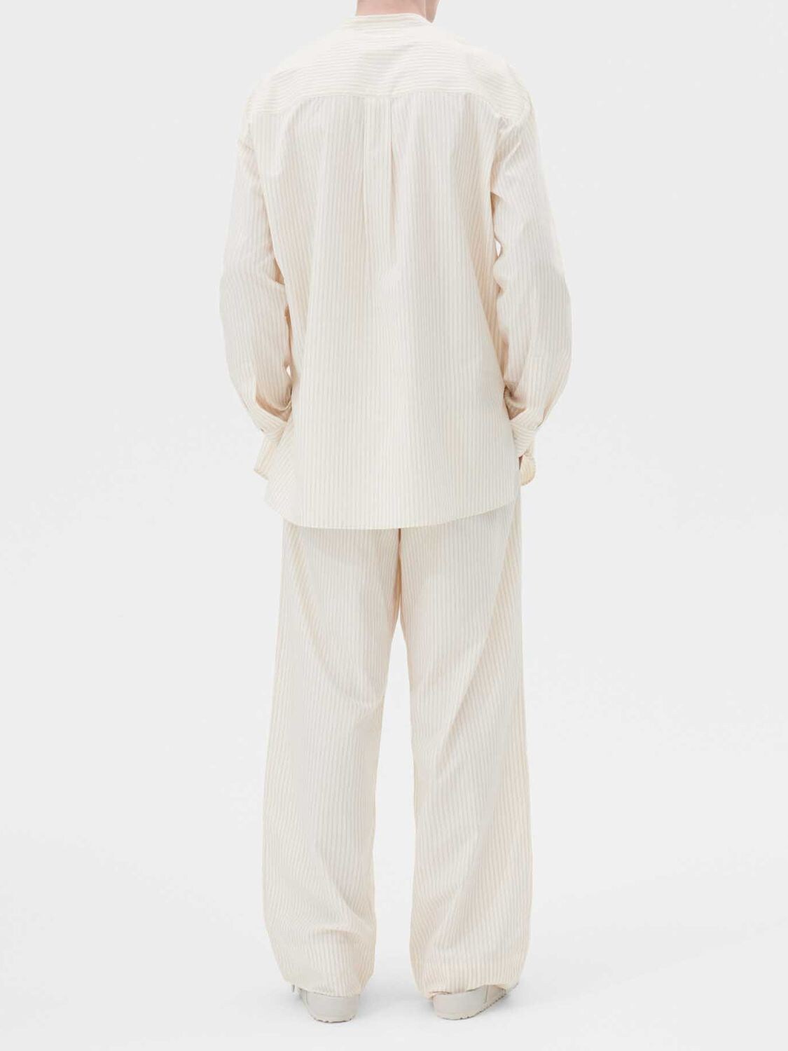 Shop Birkenstock Tekla Long Sleeve Sleep Shirt In White