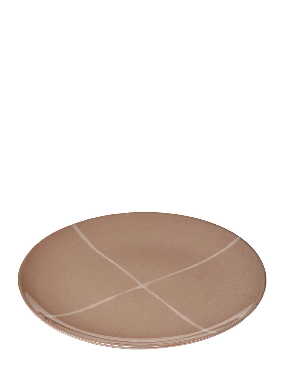 Shop Serax Set Of 2 28cm Medium Sienna Zuma Plates In Brown