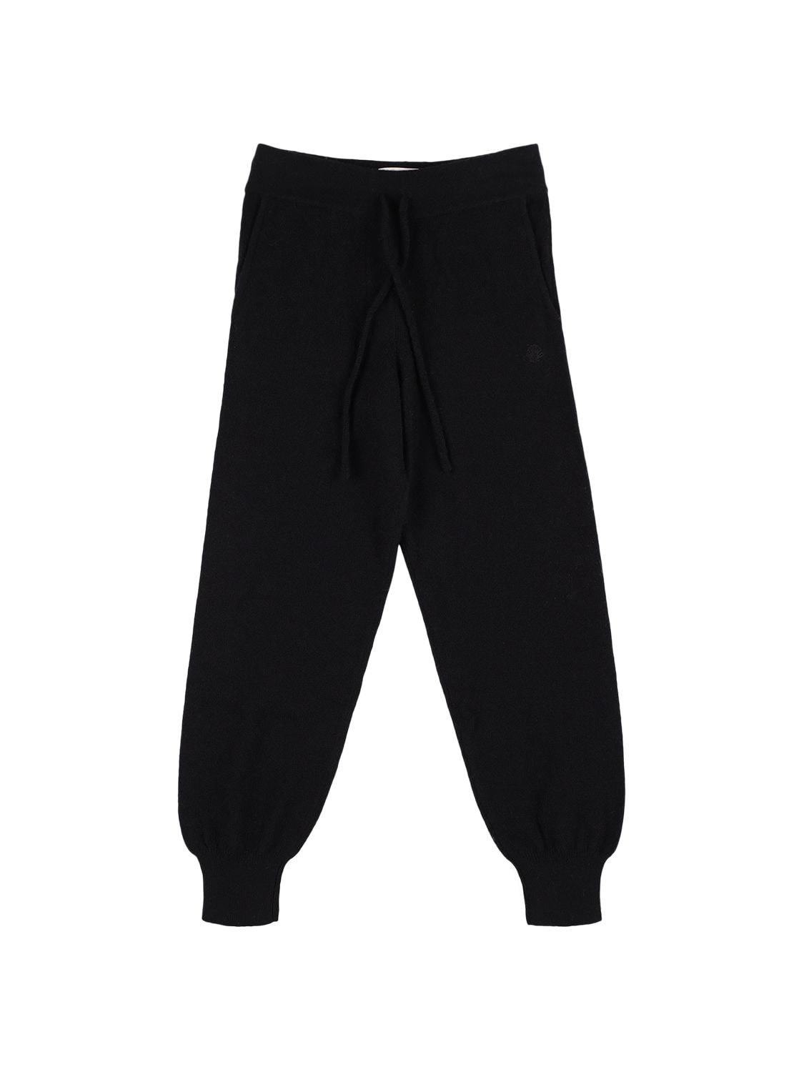 Loulou Studio Kids' Cashmere Knit Jogging Trousers In Black