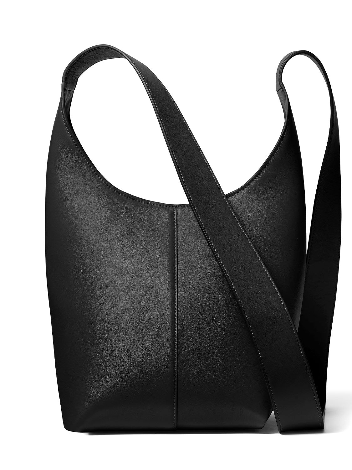 Michael Kors Mini Dede Leather Hobo Bag In Black