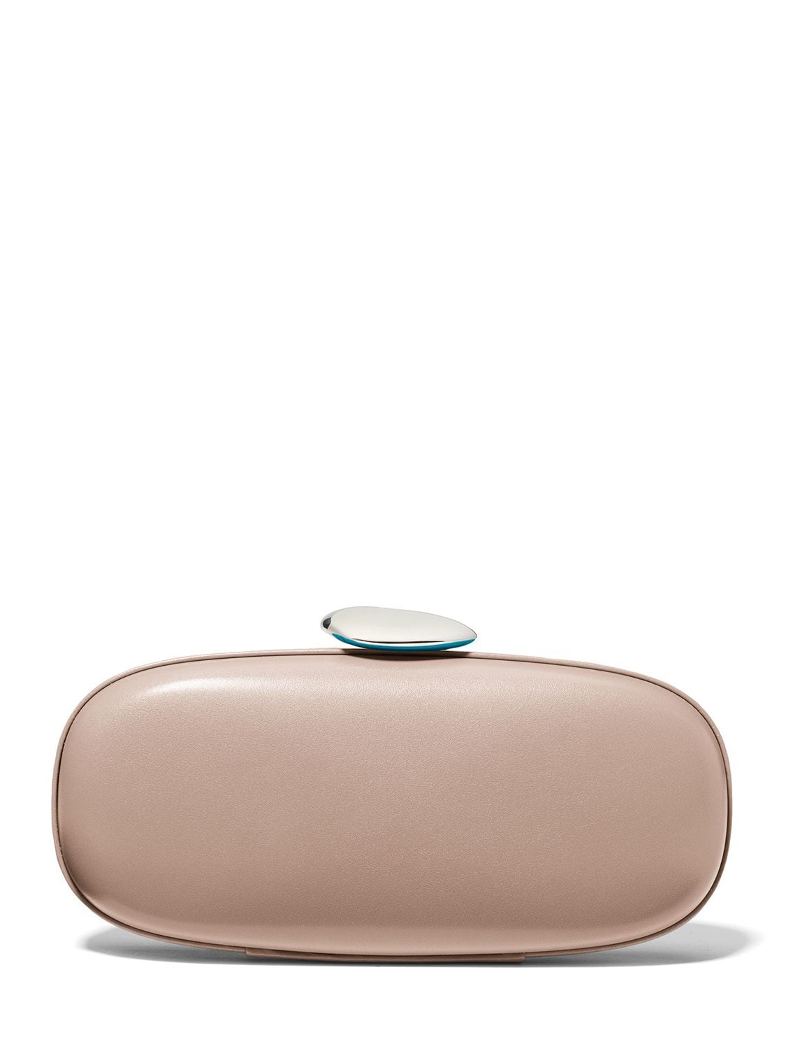 Image of Tina Minaudiere Leather Clutch