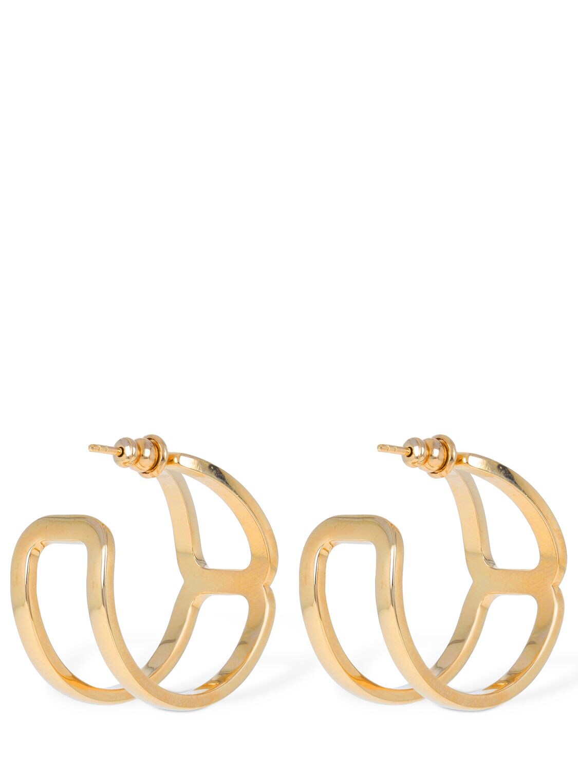 Shop Chloé Marcie Earrings In Gold