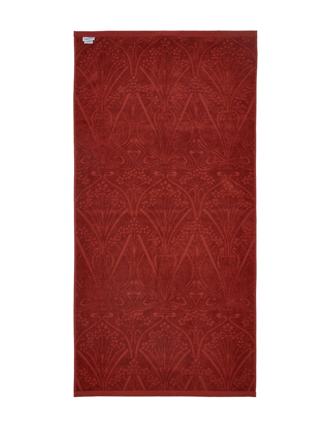 Shop Liberty Ianthe Bath Towel In Red