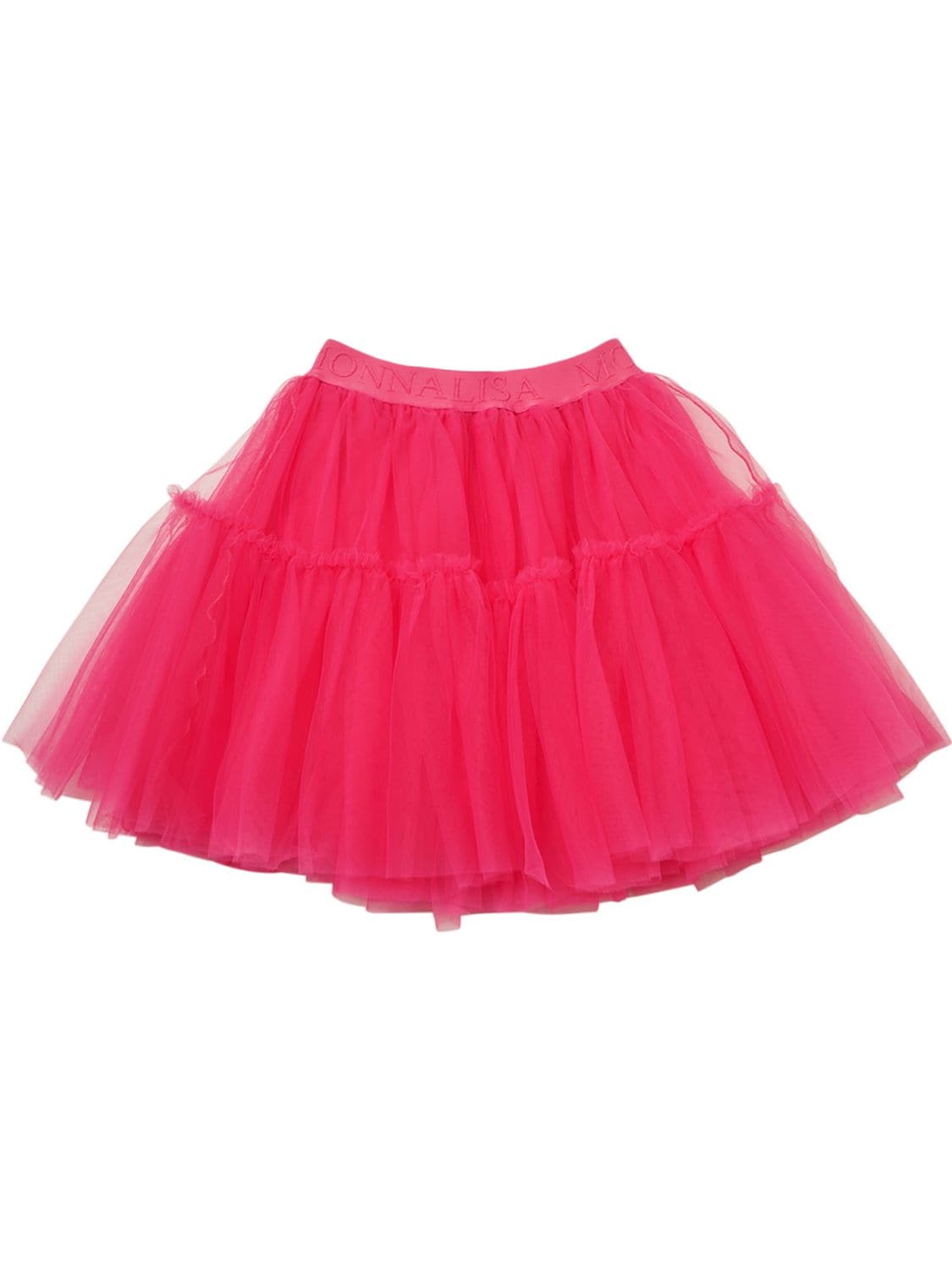 Monnalisa Kids' Tulle Skirt In Fuchsia