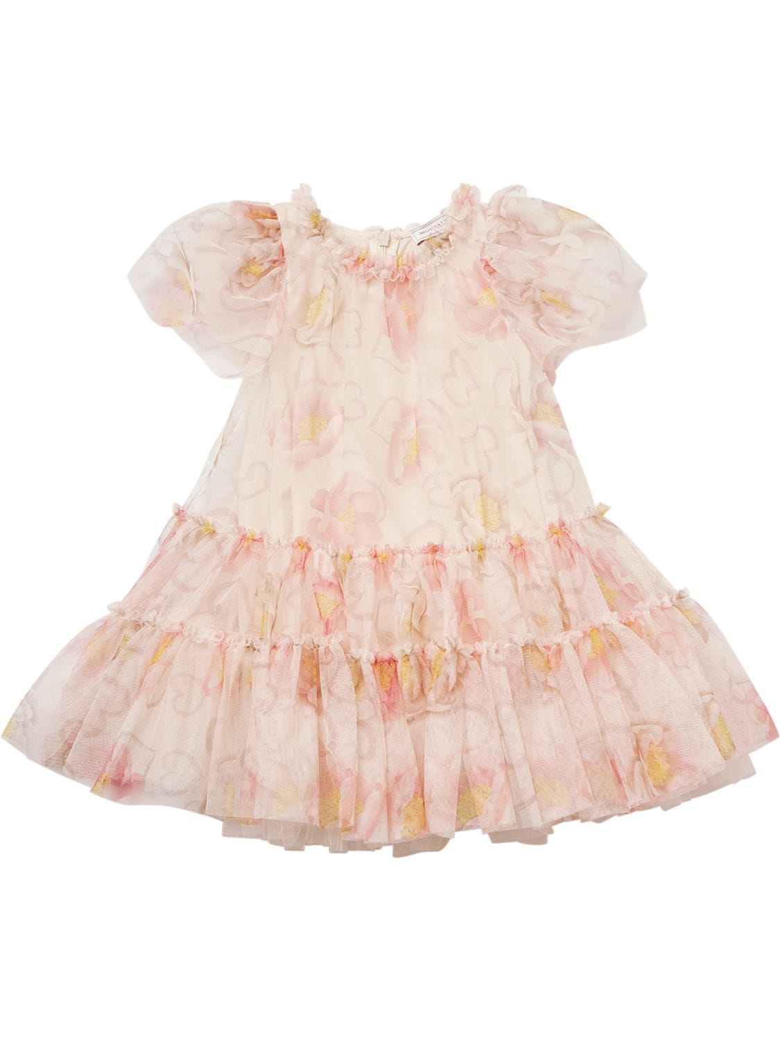 Flower Print Tulle Dress – KIDS-GIRLS > CLOTHING > DRESSES