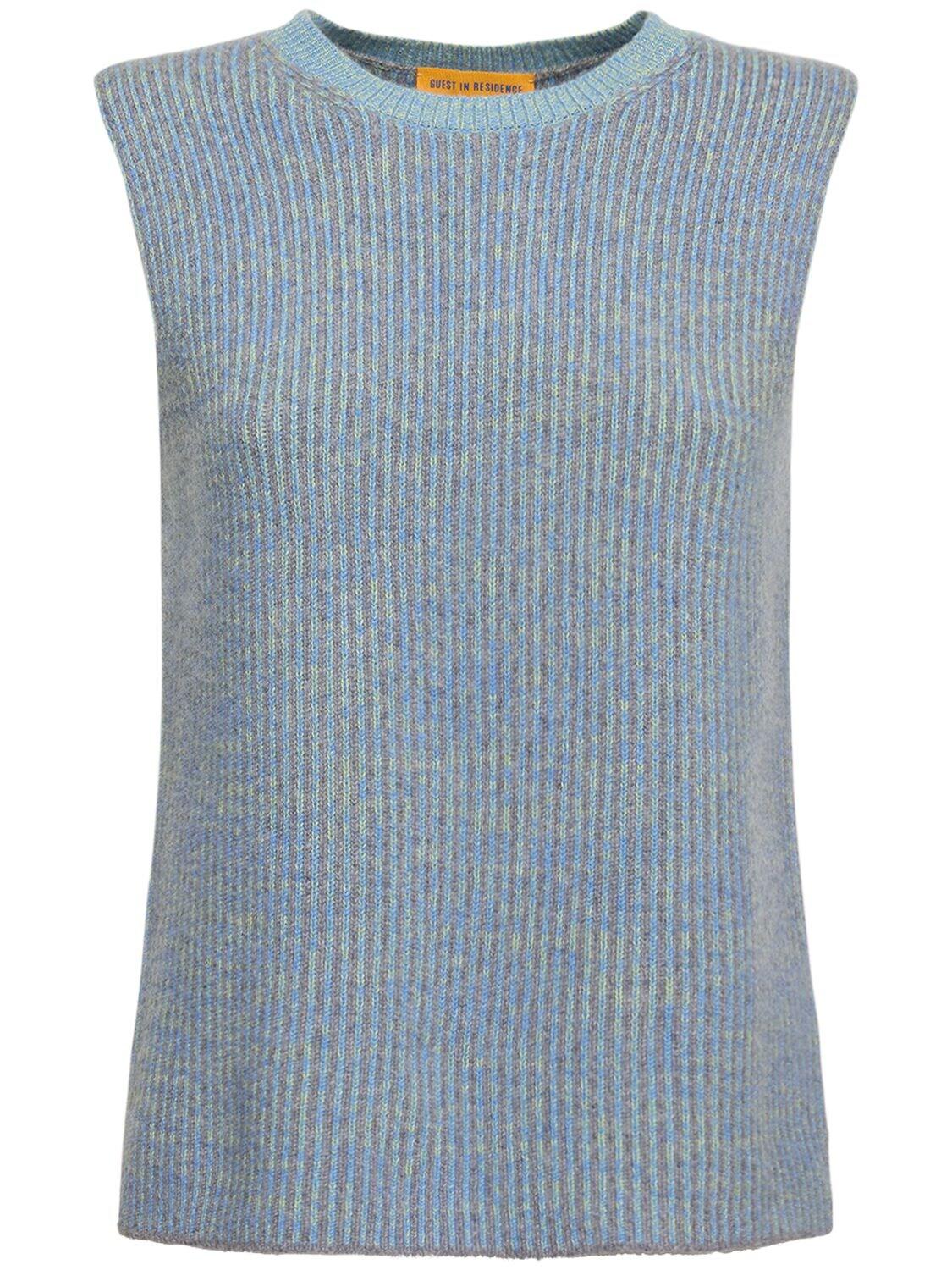 GUEST IN RESIDENCE TRI RIB CASHMERE waistcoat