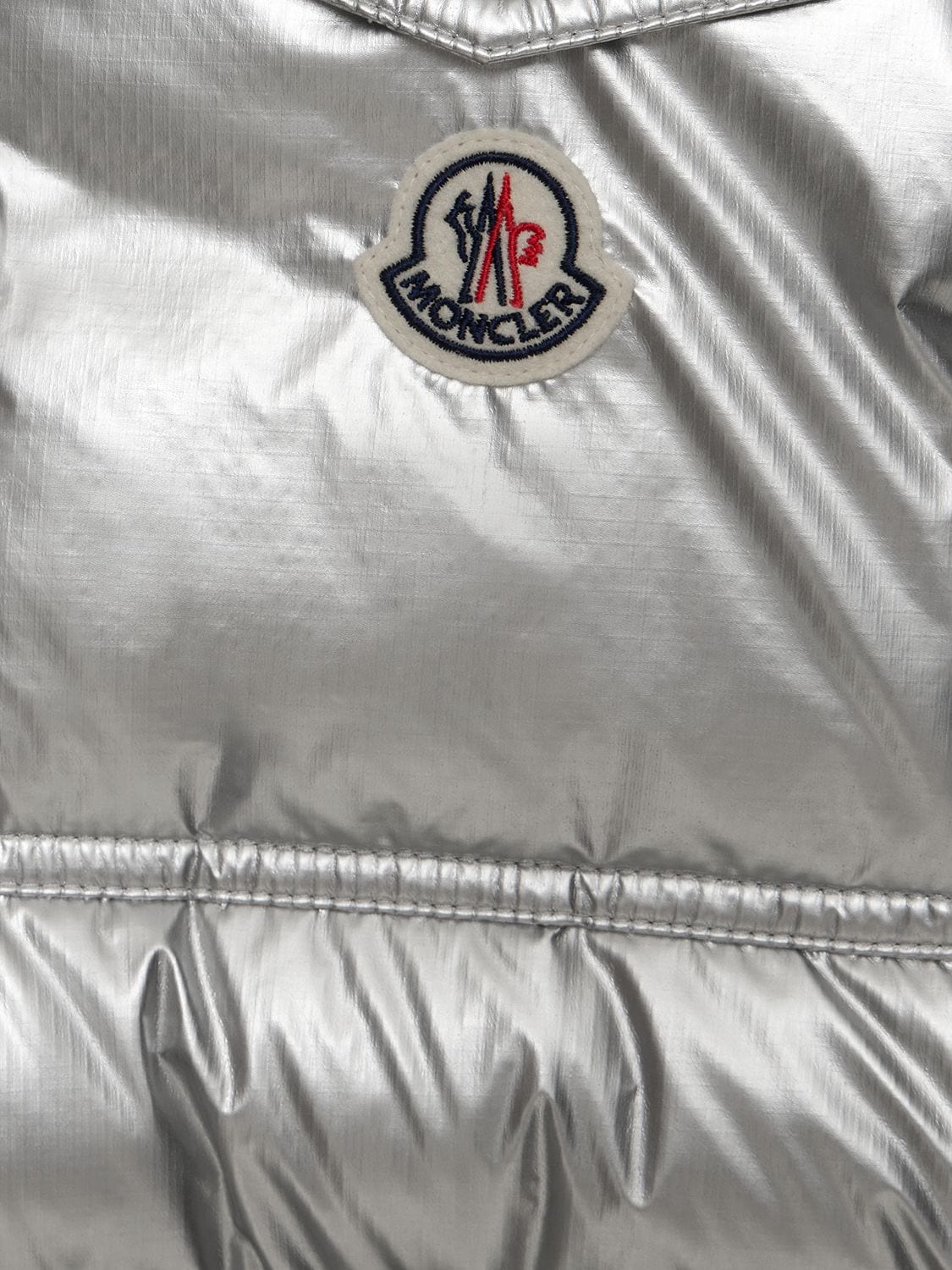 Shop Moncler Genius Lvr Exclusive Karakorum Down Jacket In Silver