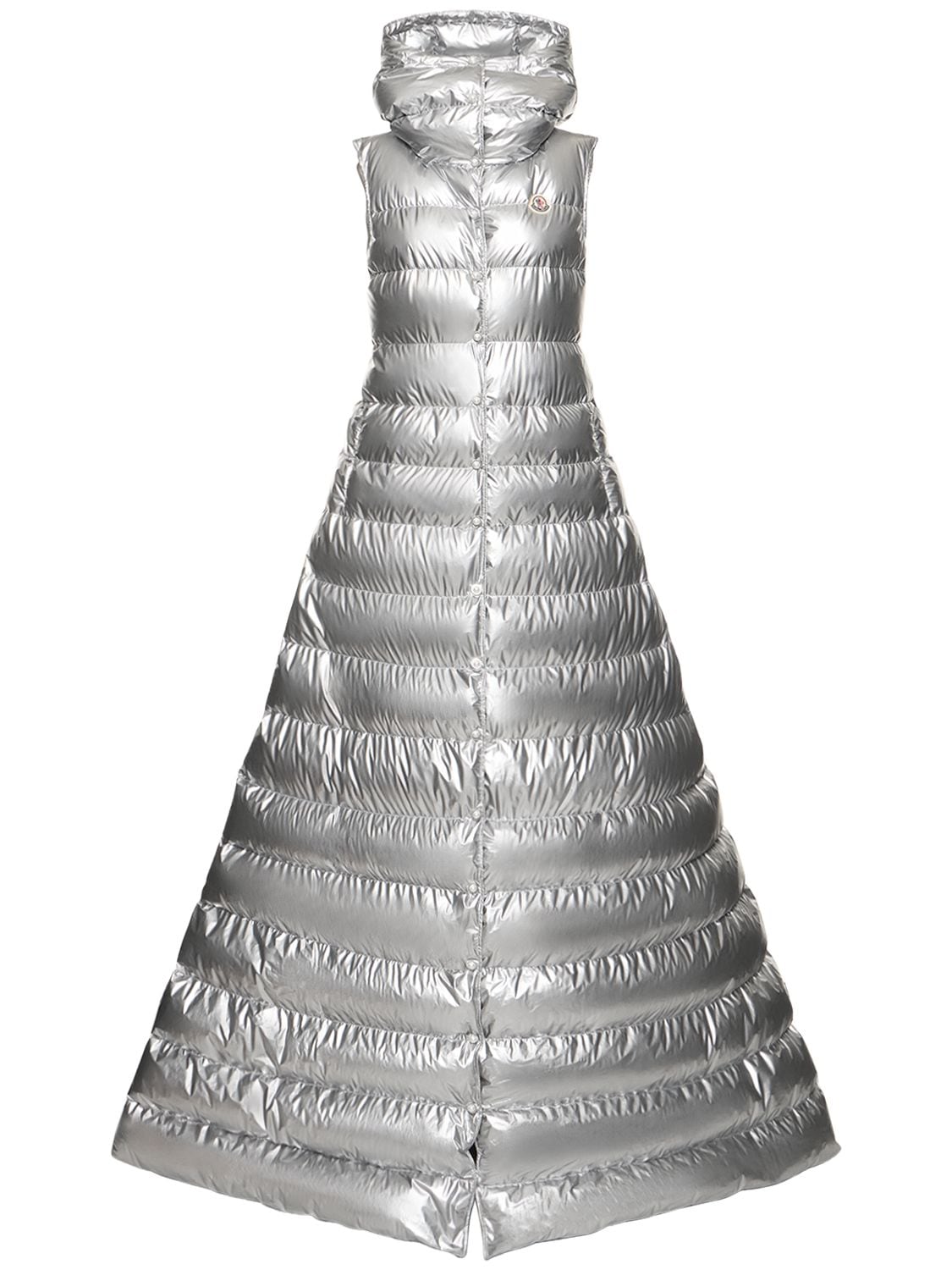 Moncler Genius Lvr Exclusive Karakorum Afrodite Vest In Silver