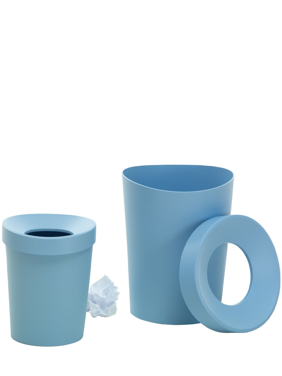 Shop Vitra Happy Bin In Blue