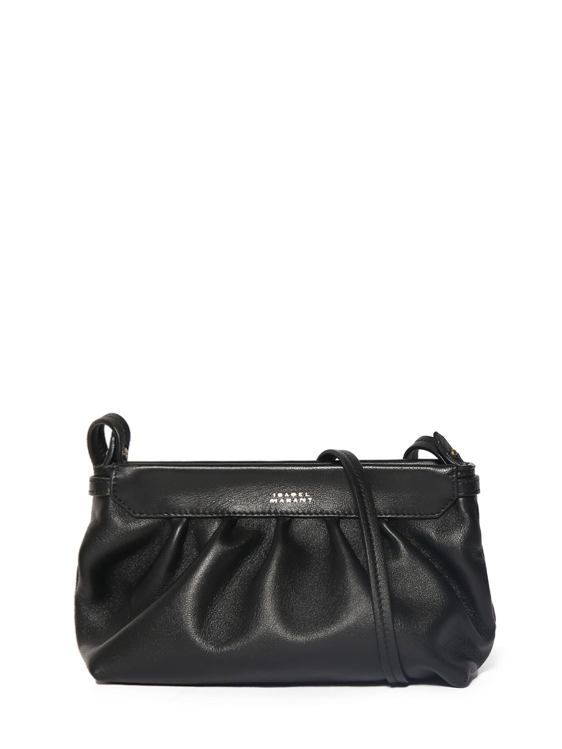 Isabel Marant Small Luz Leather Shoulder Bag In Black