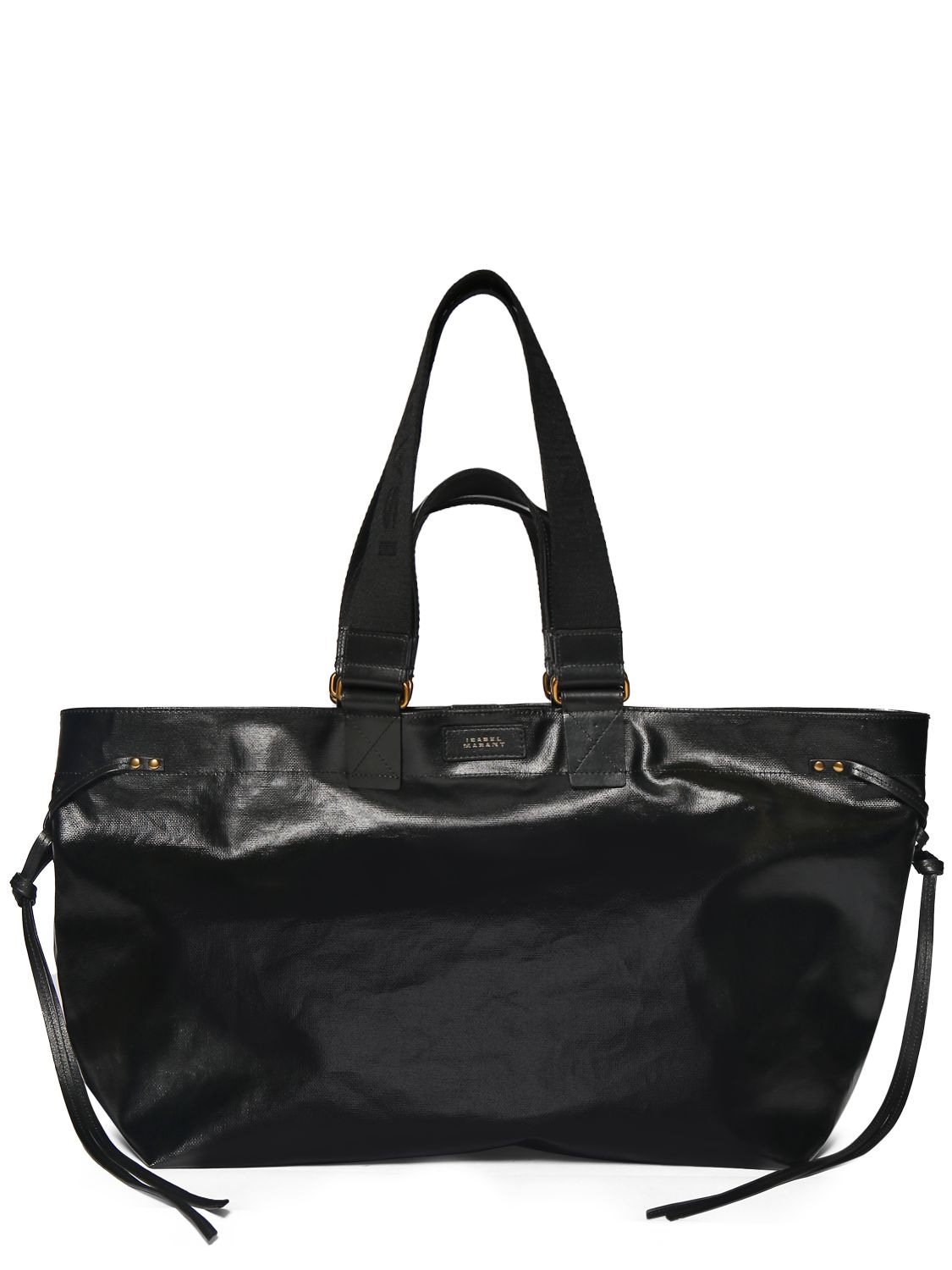 Isabel Marant Wardy Classic Leather Tote Bag In Black