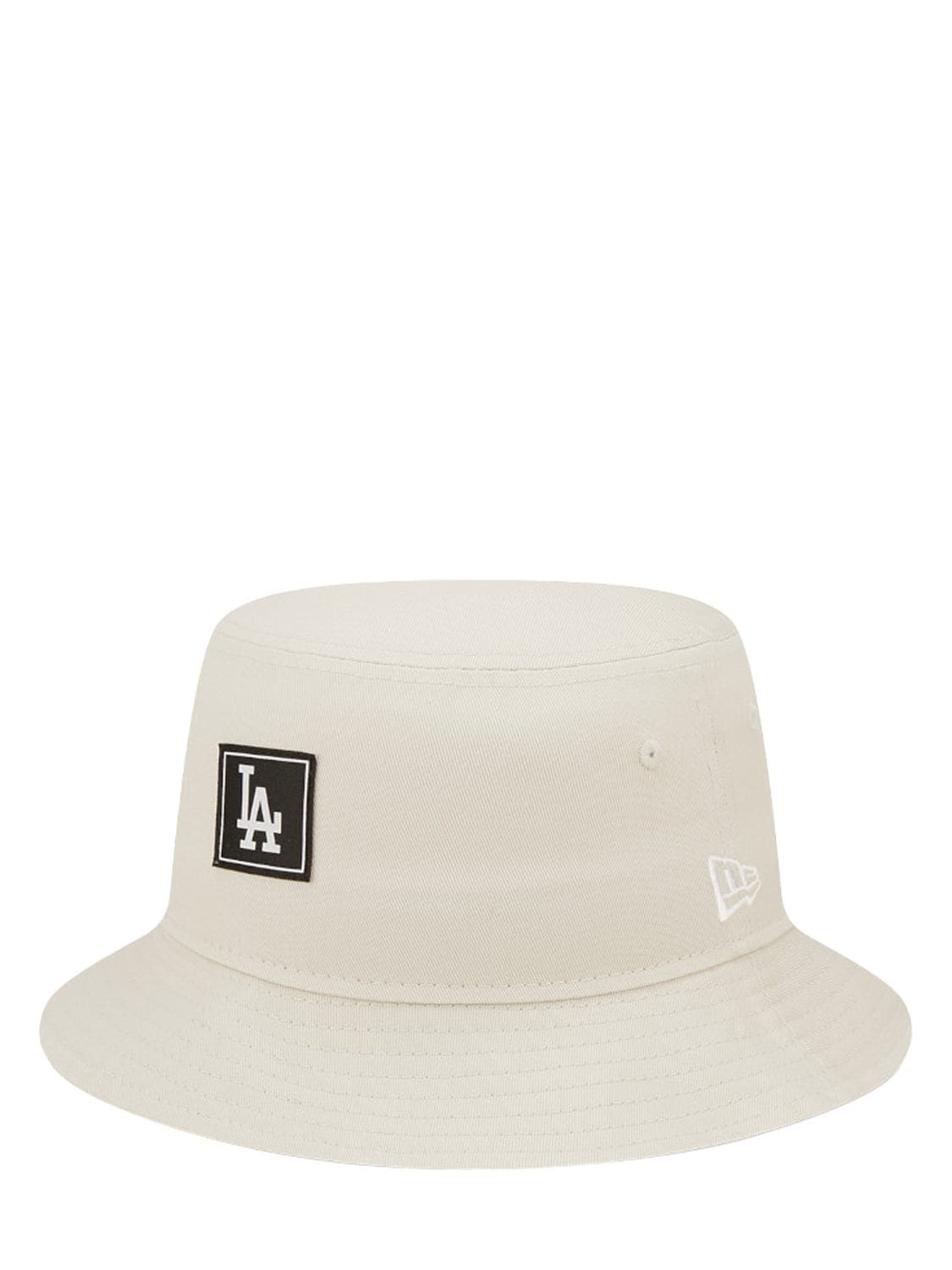New Era La Dodgers Tapered Bucket Hat In White,black