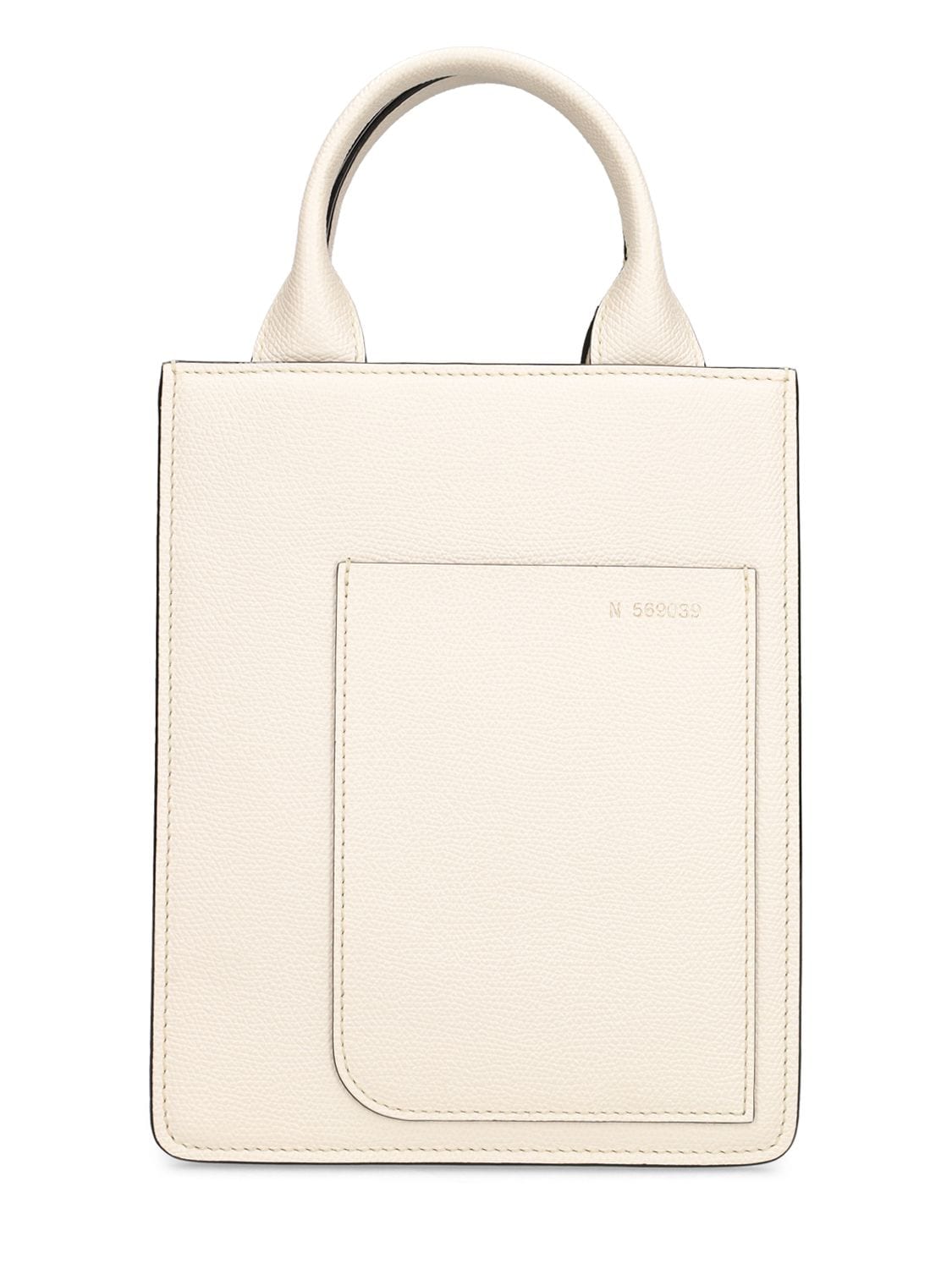 Shop Valextra Mini Boxy Shopping Top Handle Bag In Pergamena