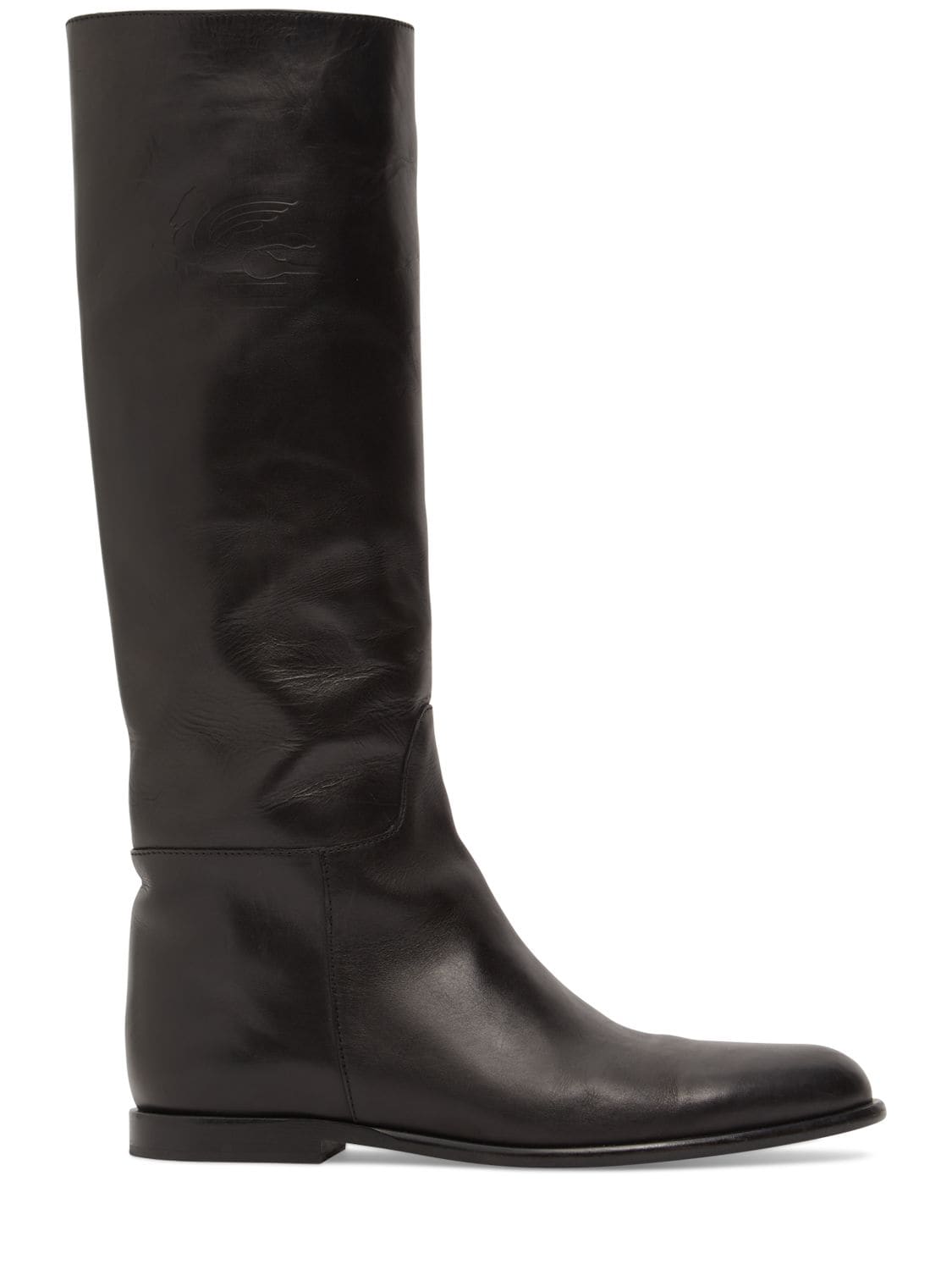 ETRO 10MM LEATHER TALL BOOTS