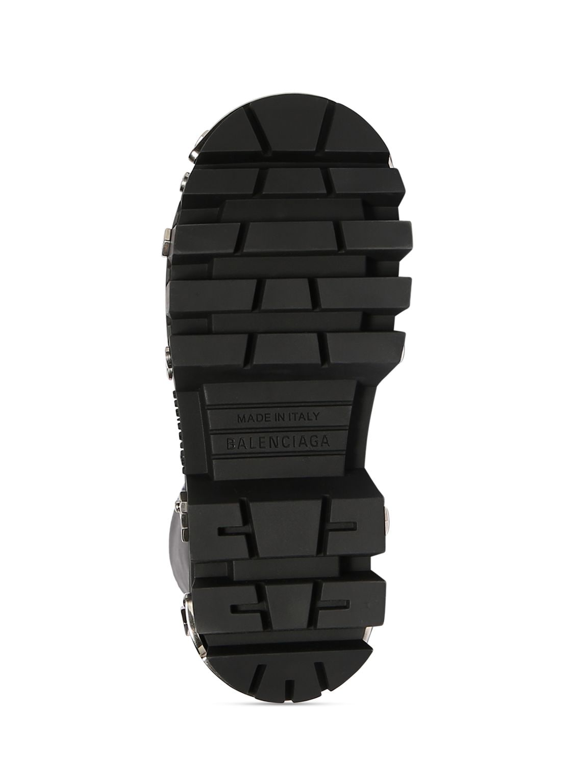 Shop Balenciaga 80mm Bulldozer Leather Boots In Black