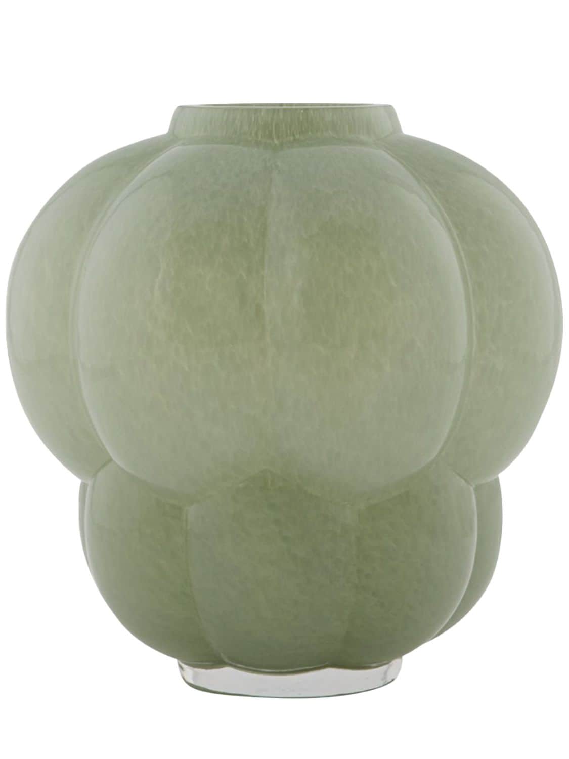 Aytm Uva Glass Vase In Green