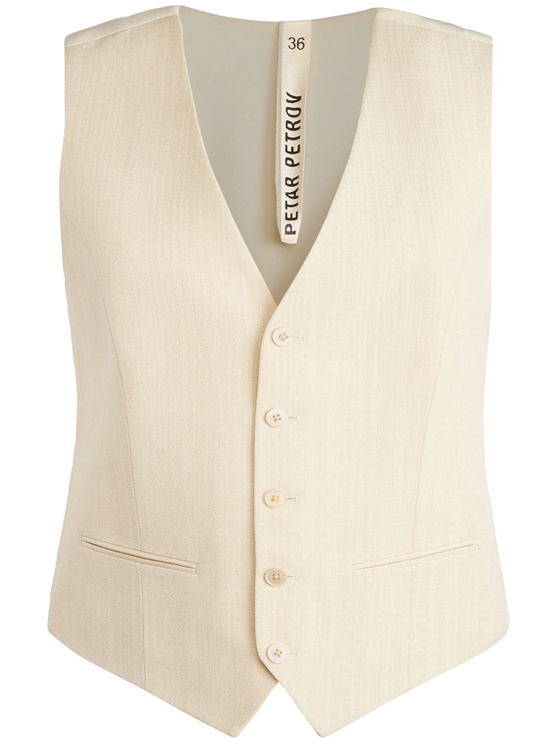 Image of Twill Tailored Vest
