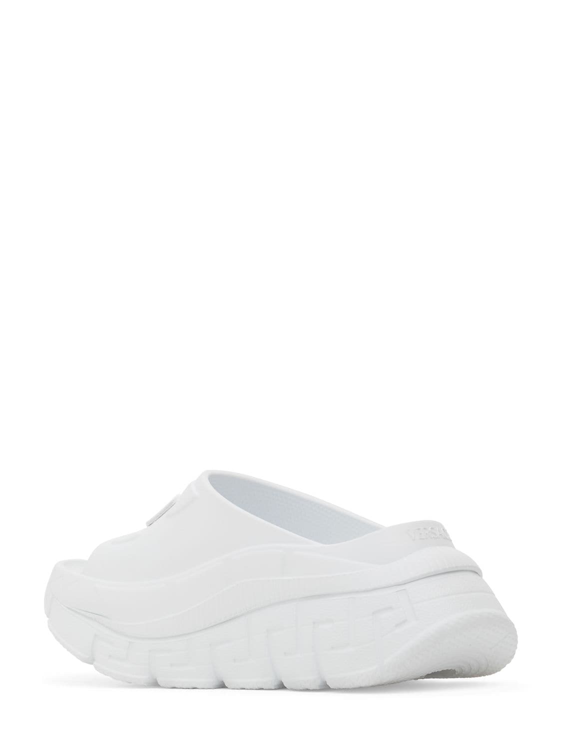 Shop Versace Slides Rubber In White