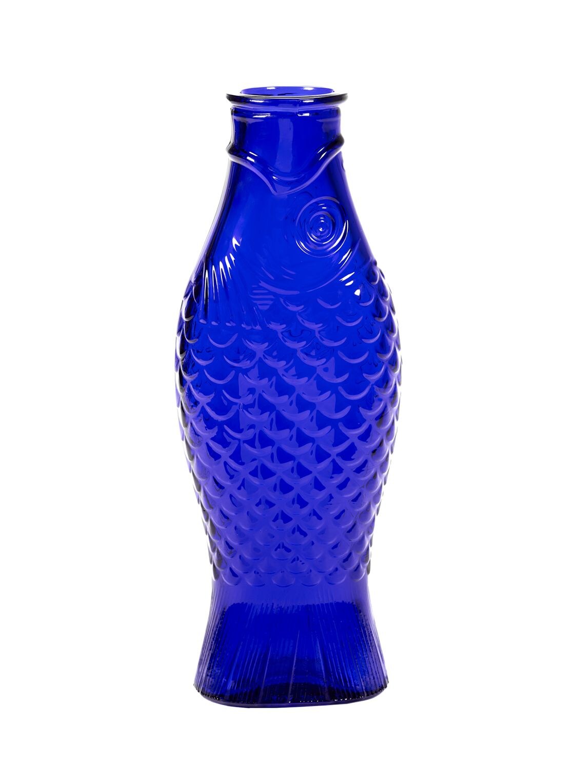 Image of Blue Fish & Fish Bottle