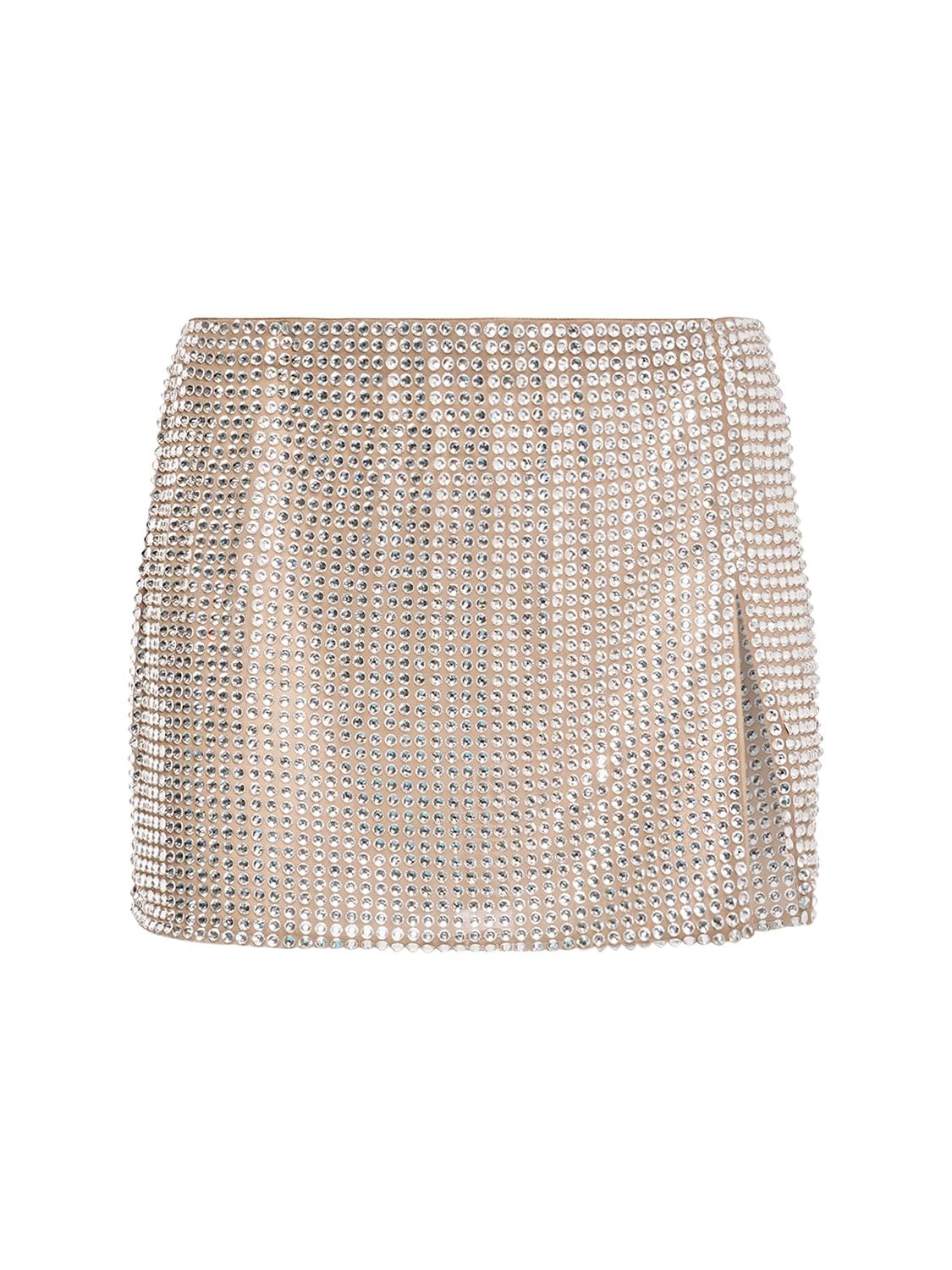 Image of Embellished Mini Skirt