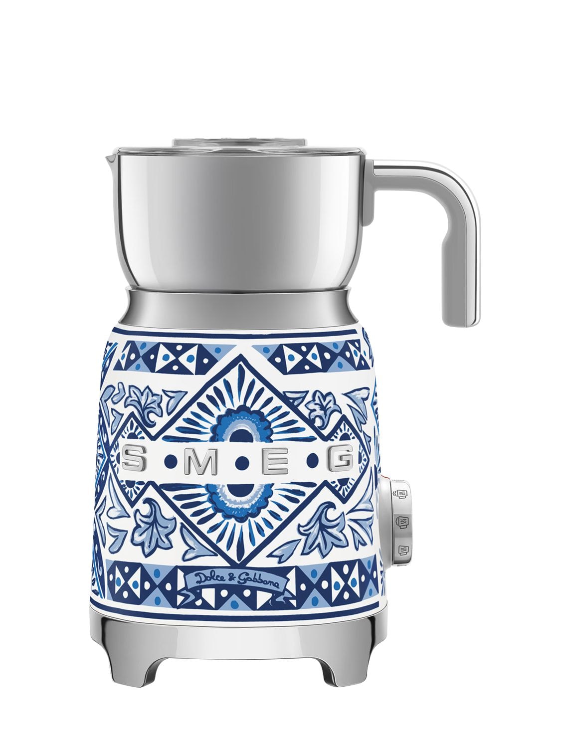 Smeg D&g Induction Milk Frother In Blue