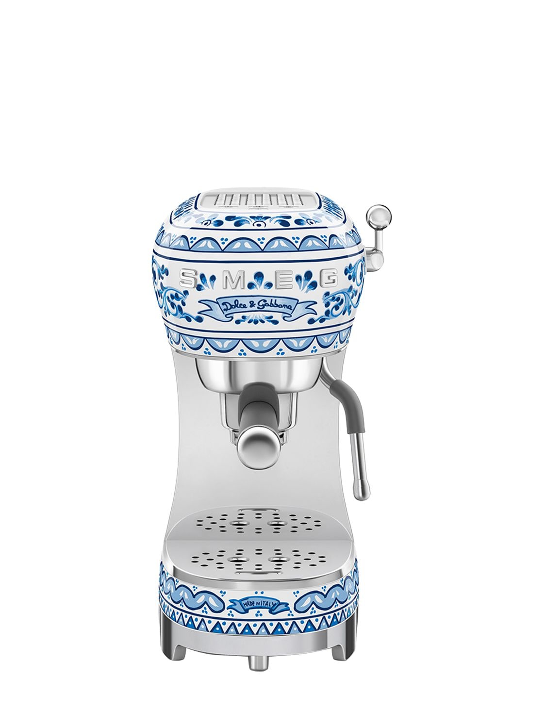 Smeg D&g Espresso Maker In Blue