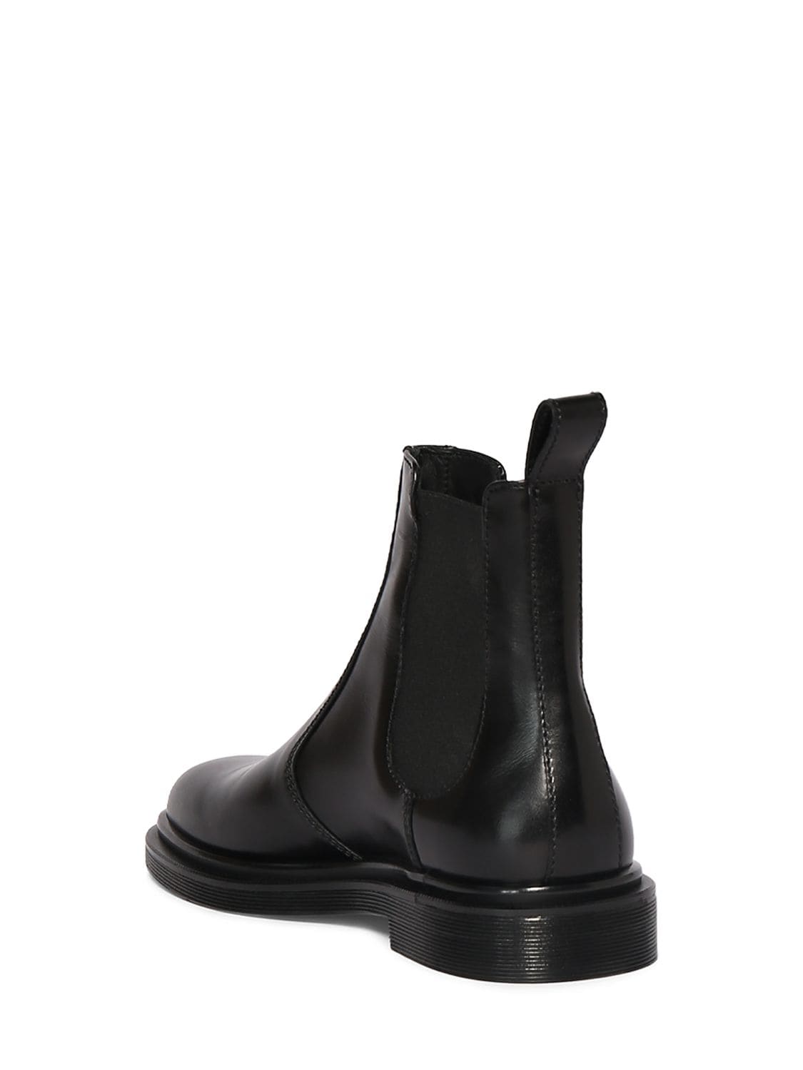 Shop The Row 20mm Elastic Ranger Leather Ankle Boots In Black