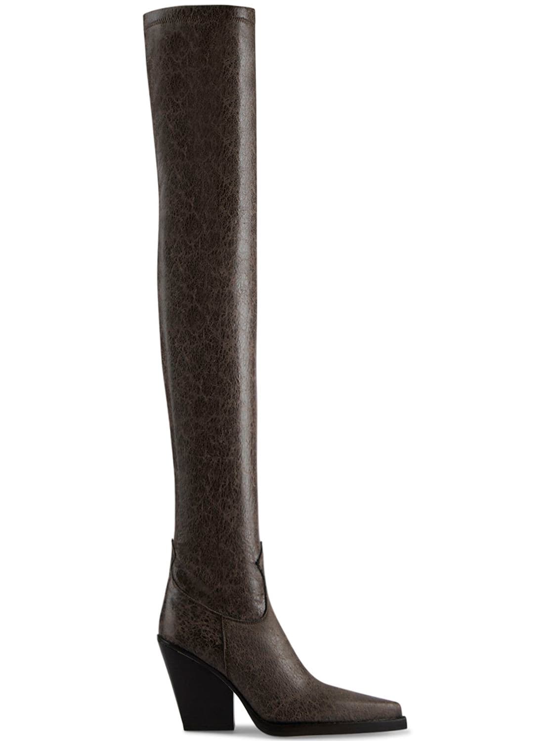 Paris Texas 100mm Vegas Over-the-knee Boots In Brown