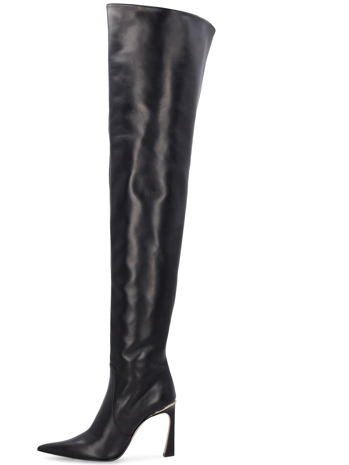 VICTORIA BECKHAM 105MM LEATHER OVER-THE-KNEE BOOTS