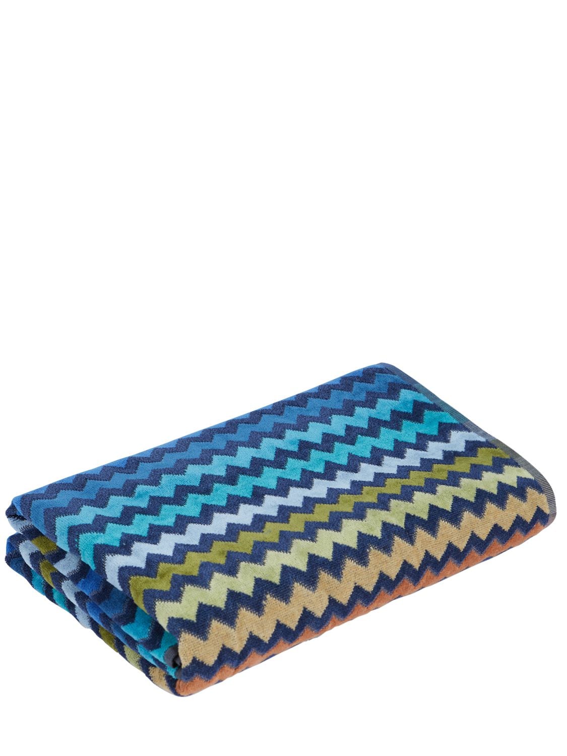 Missoni Home Collection Warner Bath Sheet In Blue