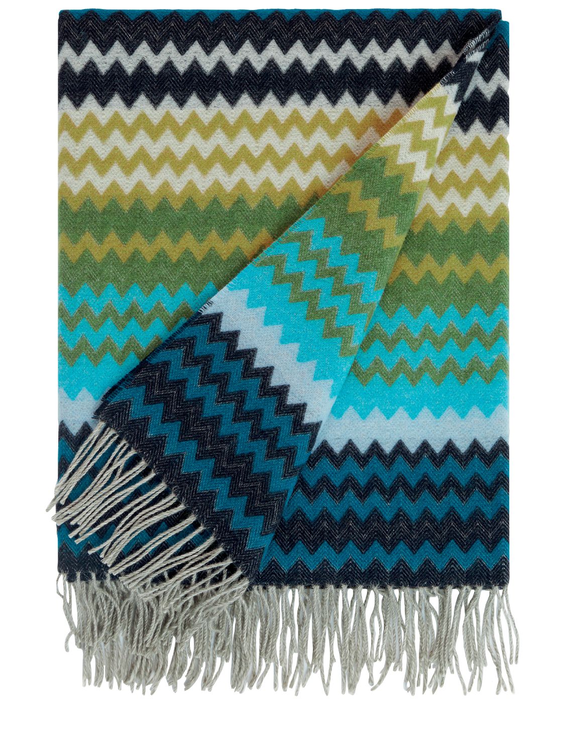 Missoni Home Collection Humbert Throw In Blue