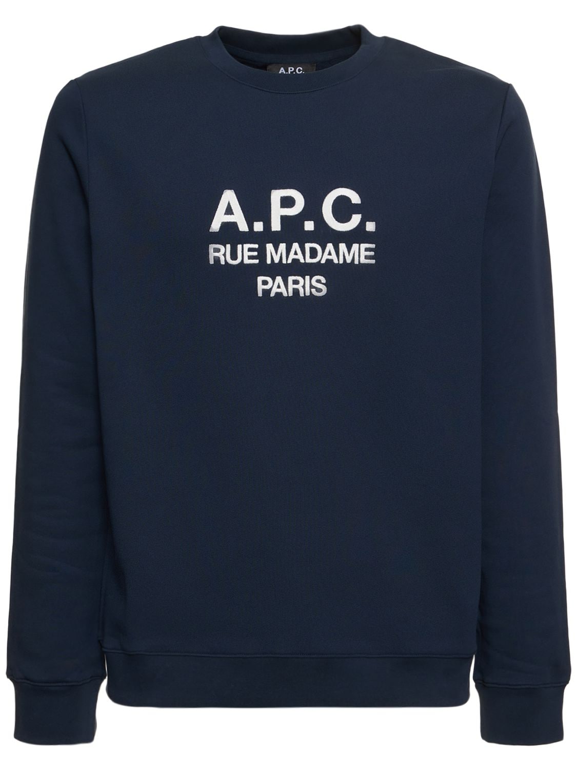 Image of Logo Embroidered French Terry Sweatshirt
