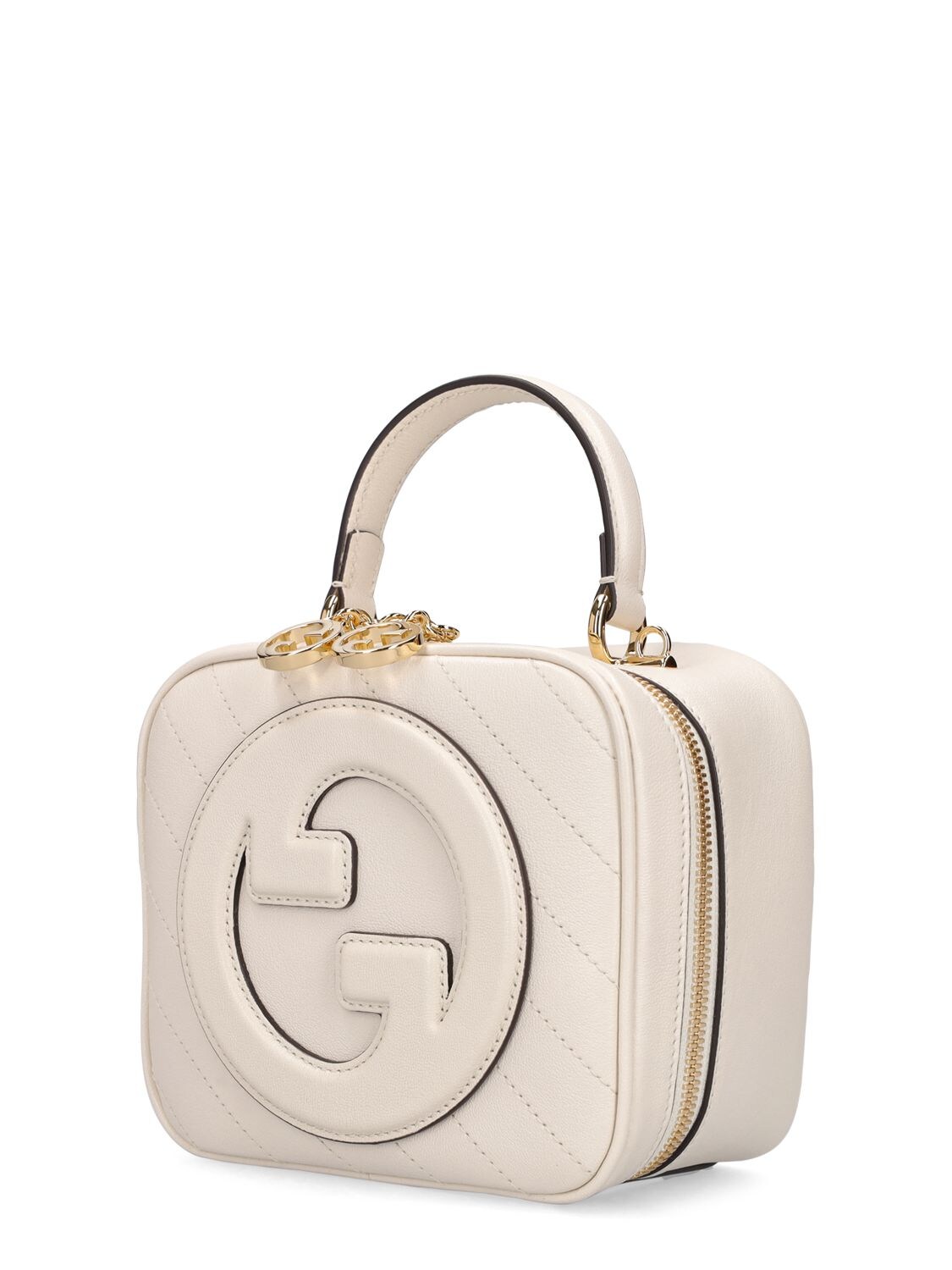 Gucci Blondie logo-patch Tote Bag - White