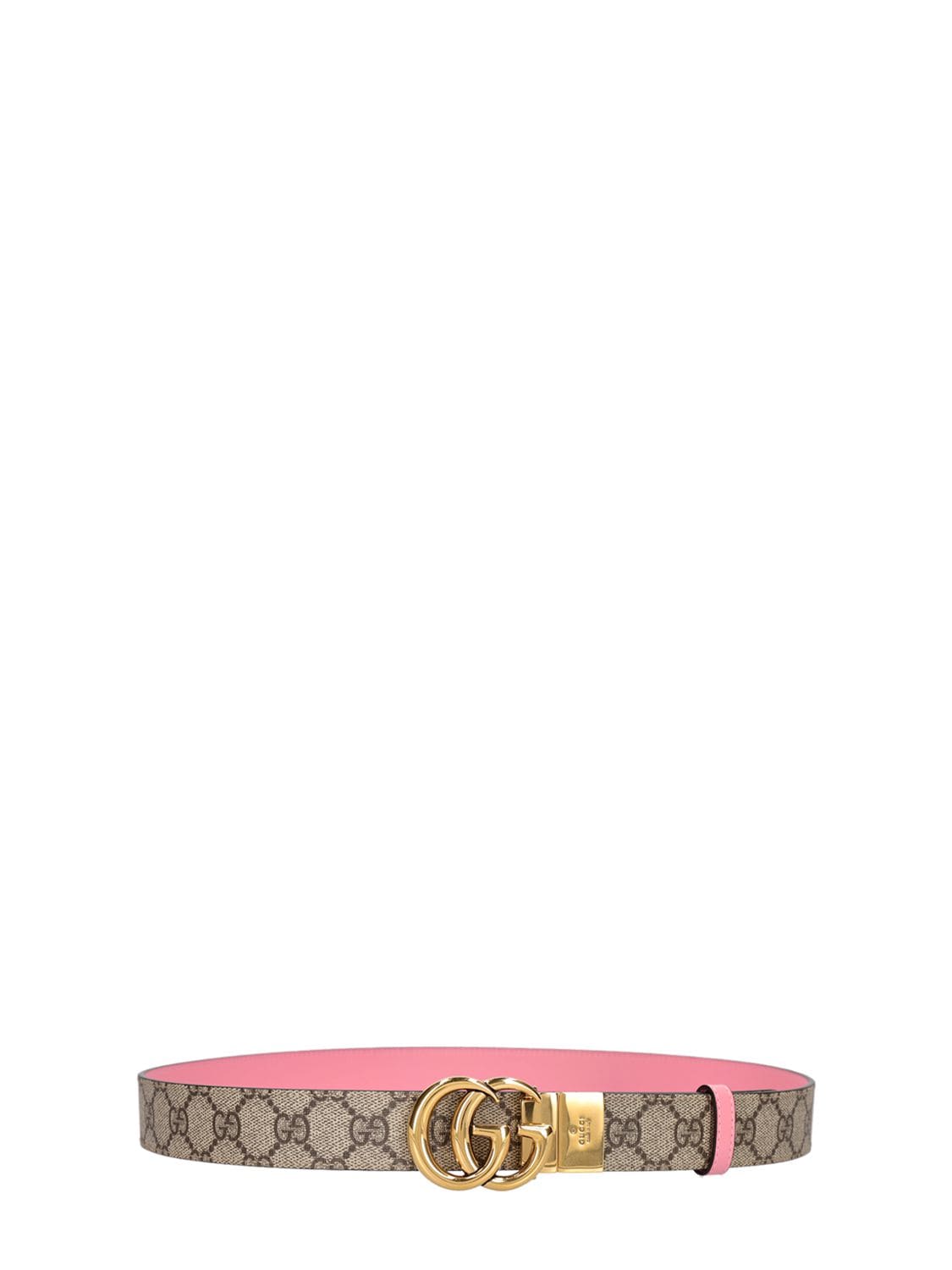 Gucci 30mm gg Marmont Reversible Belt in Pink