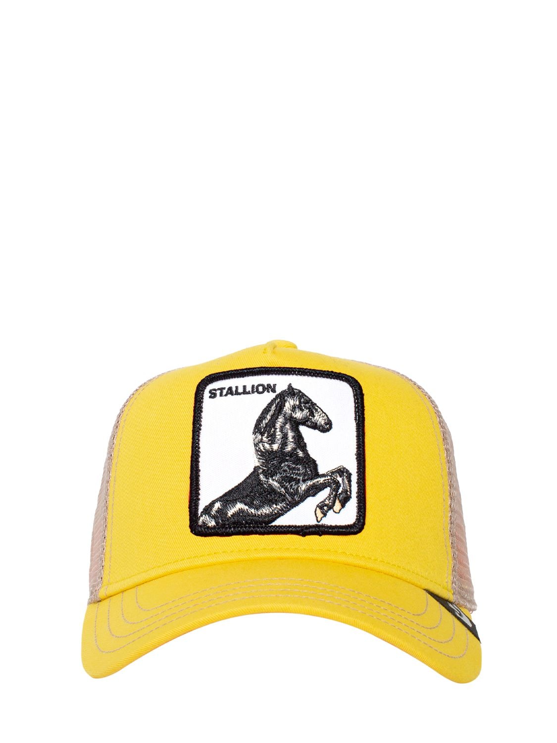 Goorin Bros The Stallion Trucker Hat W/patch In Yellow