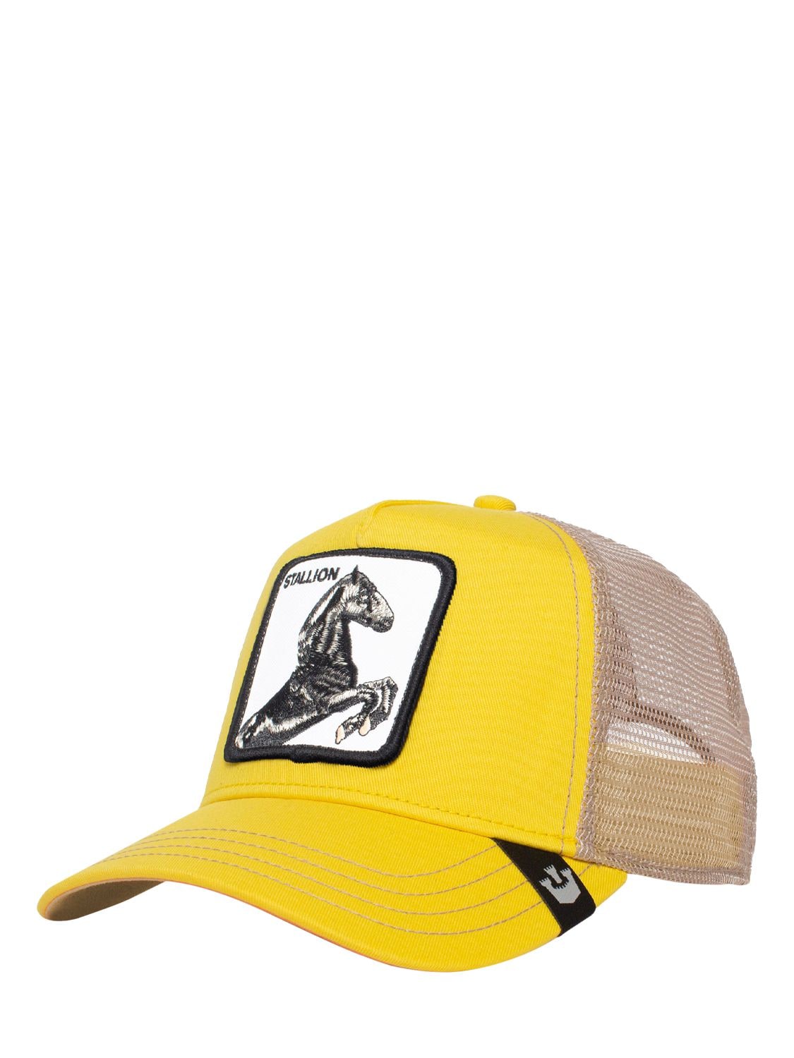 Shop Goorin Bros The Stallion Trucker Hat W/patch In Yellow