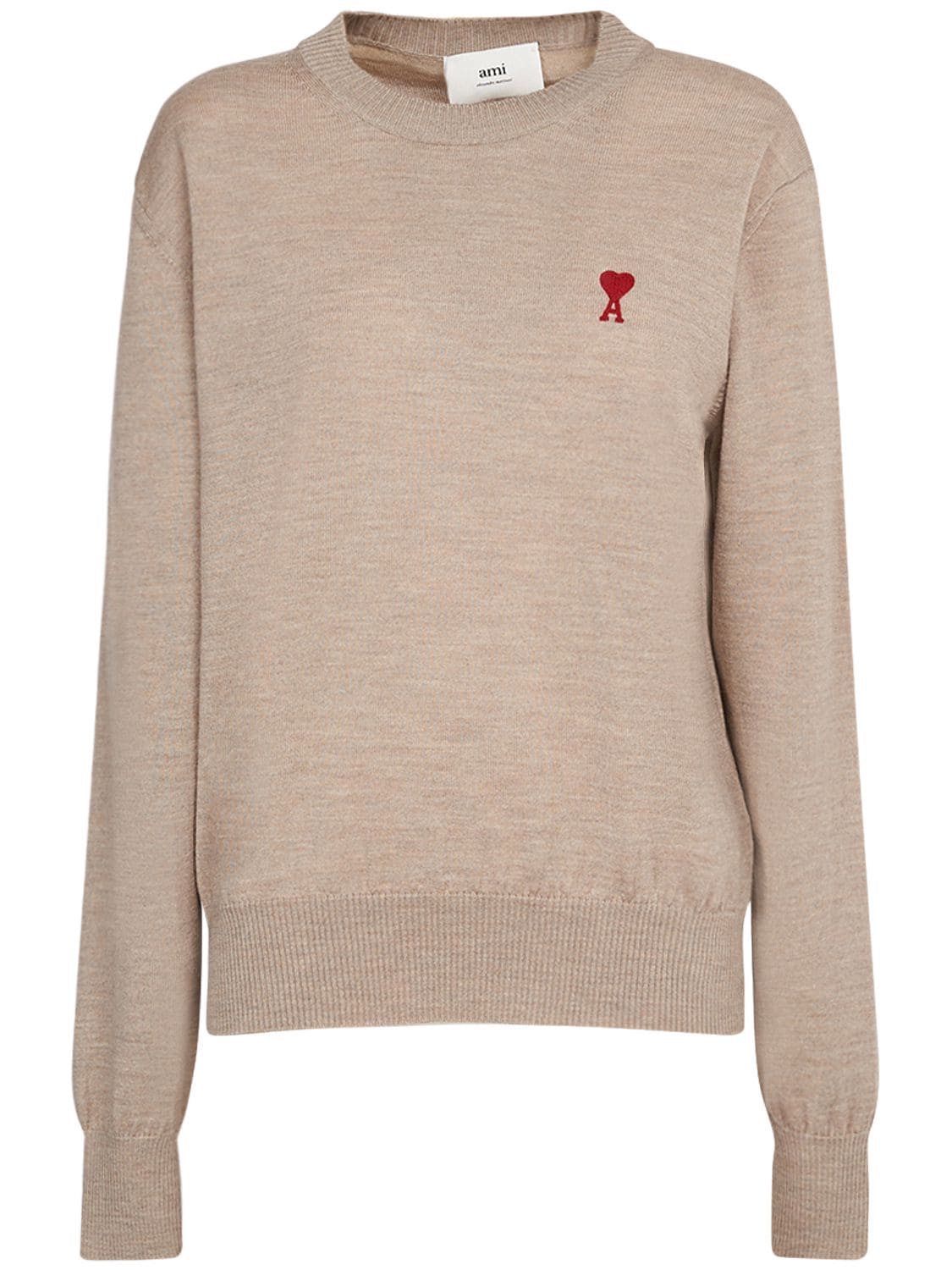 Red Adc Wool Crewneck Sweater – WOMEN > CLOTHING > KNITWEAR