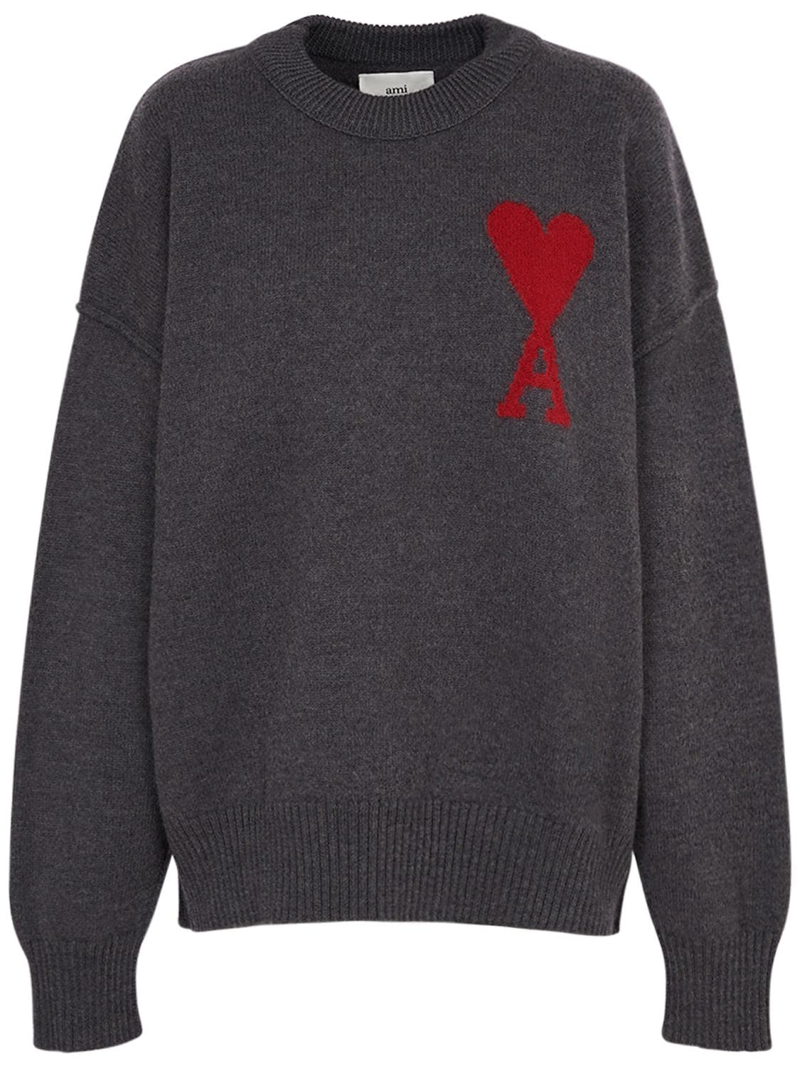 Red Adc Wool Crewneck Sweater – WOMEN > CLOTHING > KNITWEAR