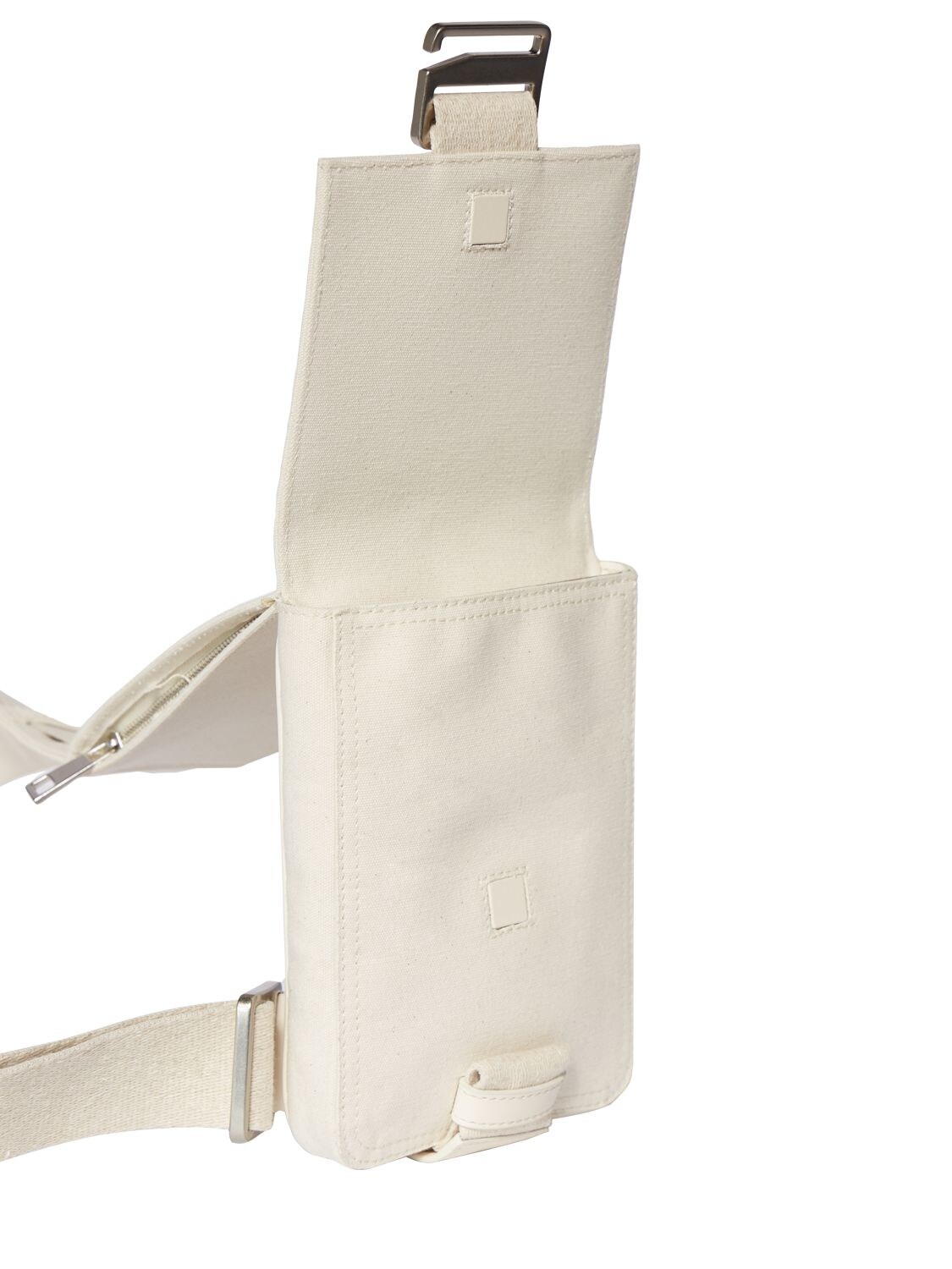 Shop Jacquemus La Banane Cuerda Crossbody Bag In Off-white