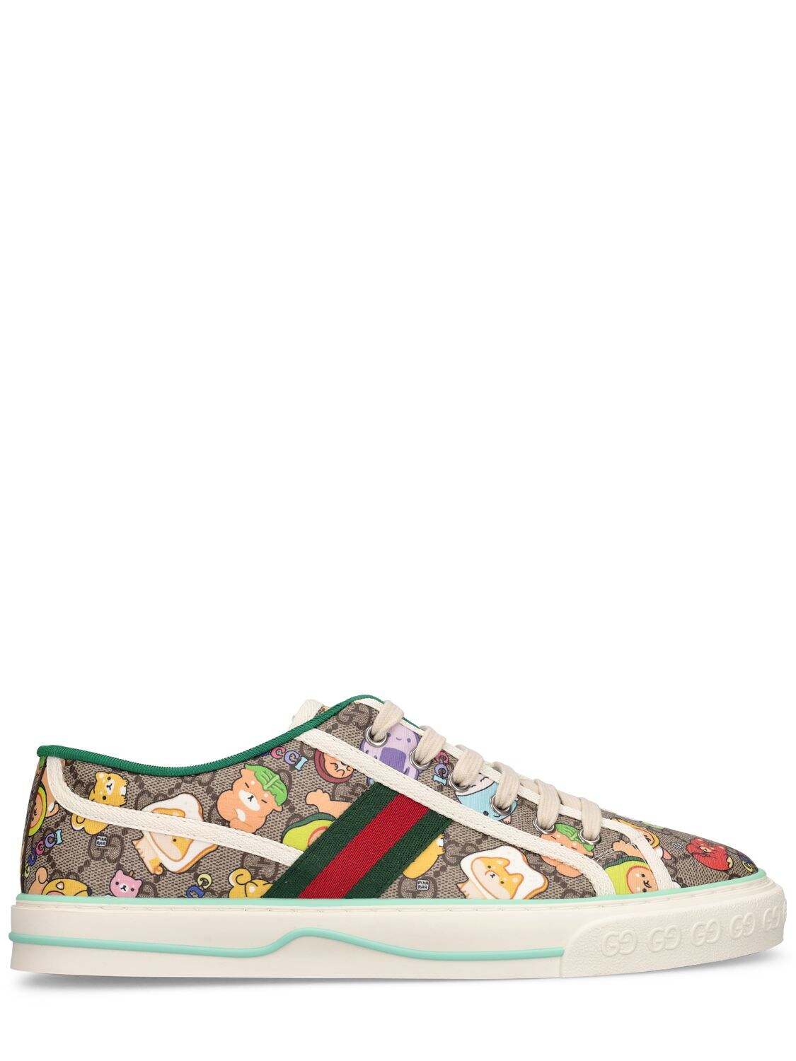 Gucci Pikrar Gg Tennis 1977 Supreme Sneakers In Ebony,multi | ModeSens