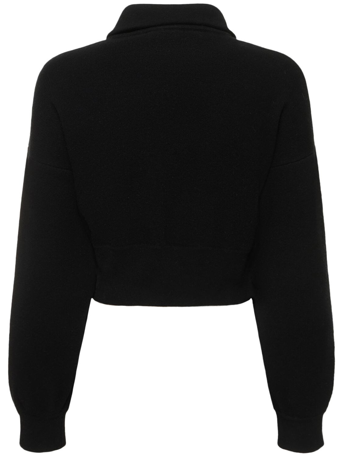 Shop Annagreta Livia Wool Pullover In Black
